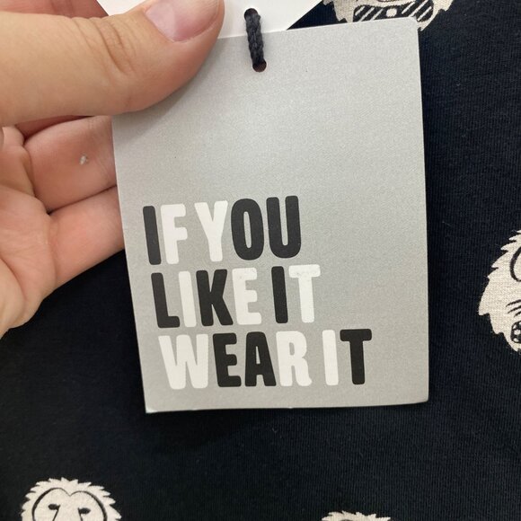 Carlijnq Lions Head Black Organic Cotton Bodysuit Infant Baby size 3-6 Month NEW - Picture 5 of 10